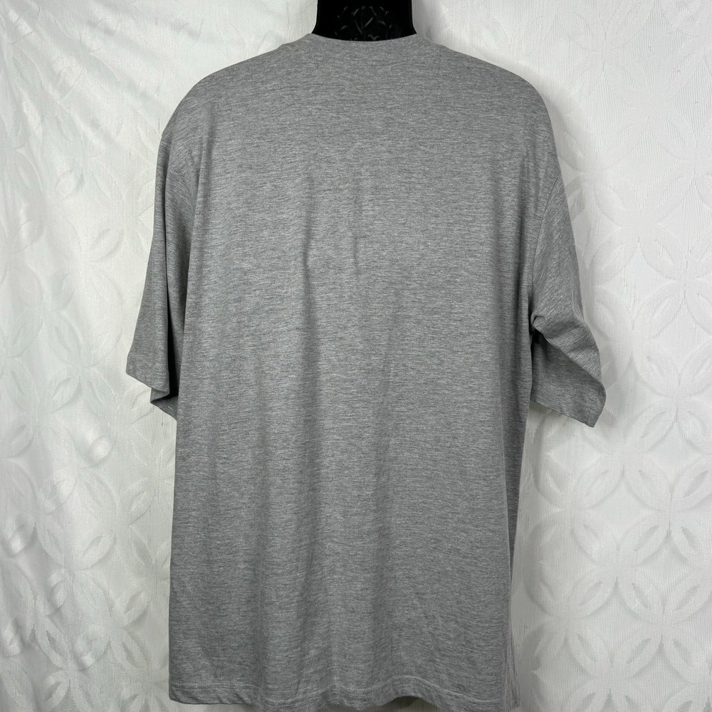 Lee Sport Cleveland Indians Chief Wahoo T-Shirt Mens‎ Large Gray Heather MLB L - Picture 5 of 8